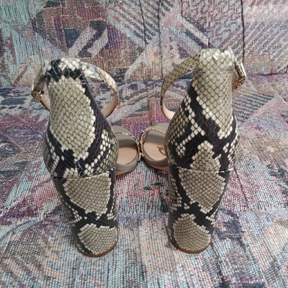Sam Edelman Snake Skin Print Heels - Picture 4 of 8